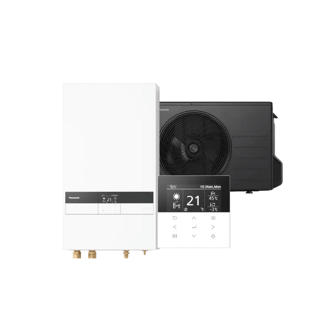 Panasonic 3kW Aquarea High Performance K Split Bi - block luft - vattenvärmepump luft - vattenvärmepump - KlimaTime.se