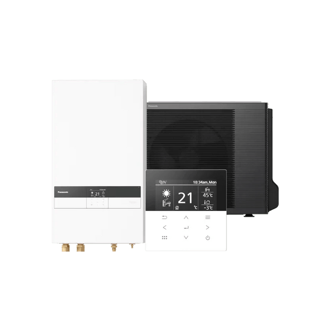 Panasonic 5kW Aquarea High Performance K Split Bi - block luft - vattenvärmepump luft - vattenvärmepump - KlimaTime.se