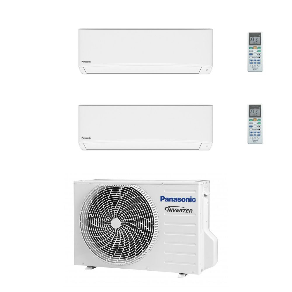 Panasonic TZ20 5.6kW luftvärmepump med 2 innedelar luftvärmepump - KlimaTime.se