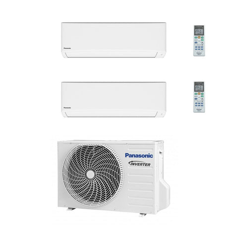 Panasonic TZ20 5.6kW luftvärmepump med 2 innedelar luftvärmepump - KlimaTime.se