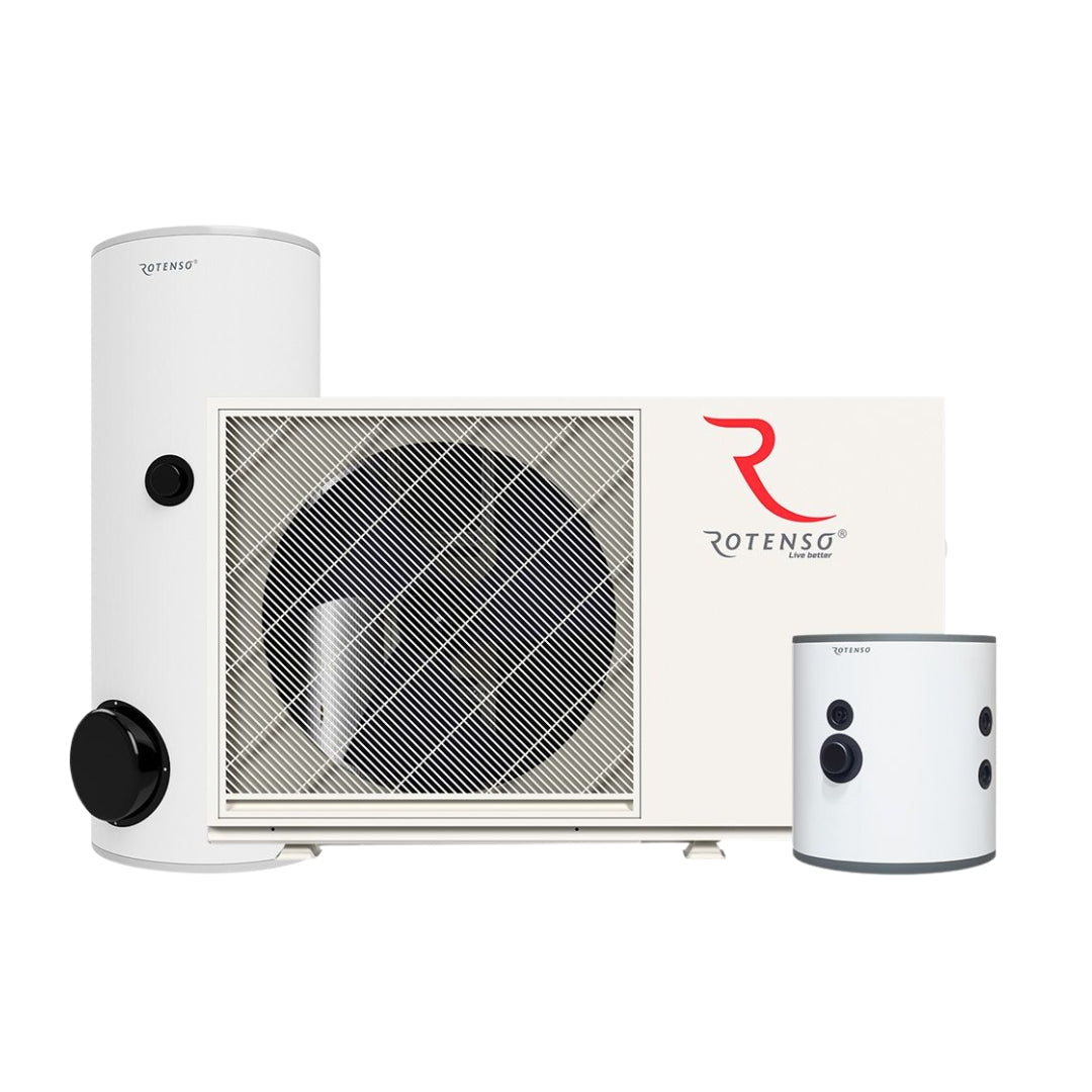 Rotenso 10kW Airmi Paket Monoblock luft - vattenvärmepump Monoblock - KlimaTime