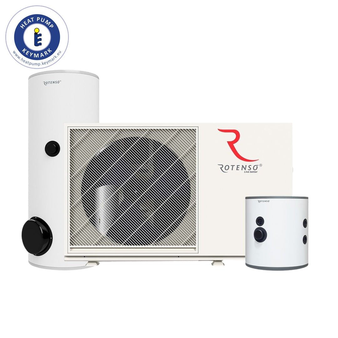 Rotenso 16kW Airmi Paket Monoblock luft-vattenvärmepump