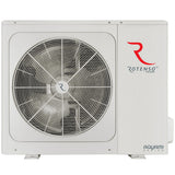 Rotenso Aquami Nordic Master Split 9 kW luft-vattenvärmepump utedel framifrån - KlimaTime