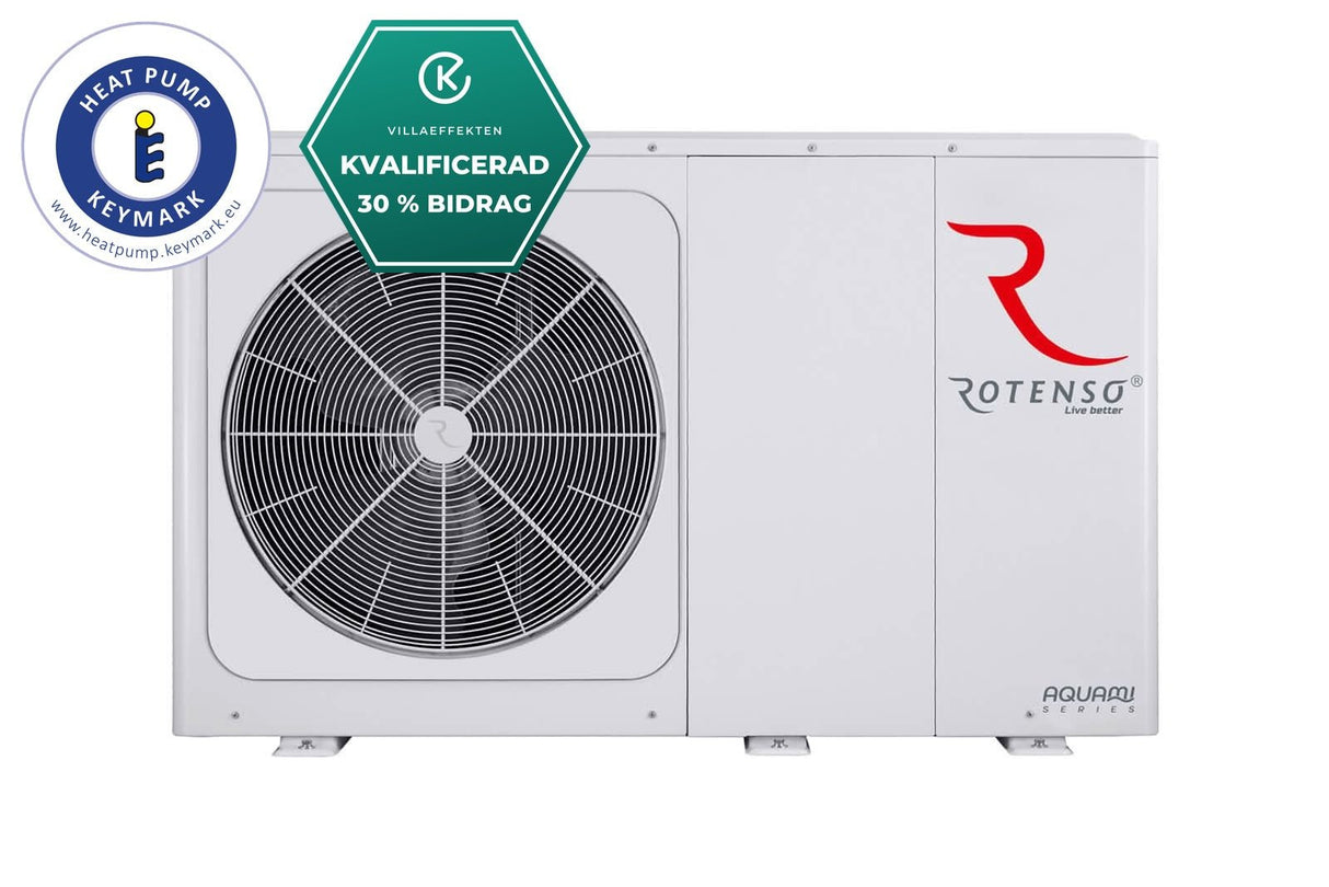 Rotenso Aquami Nordic Master 9 kW Monoblock luft-vattenvärmepump Monoblock- KlimaTime