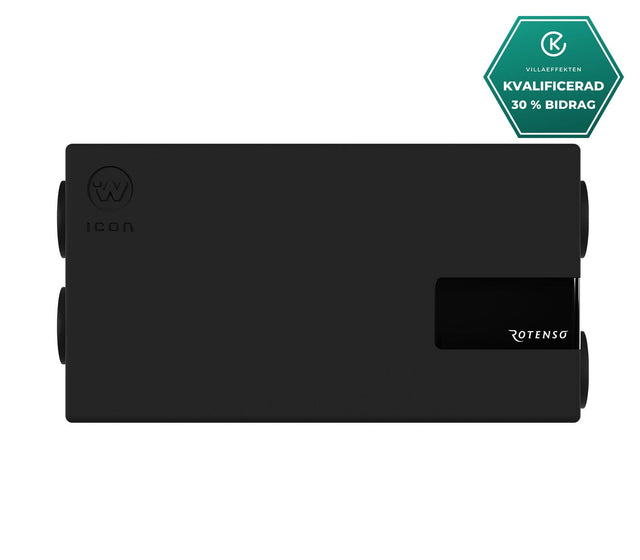 Rotenso Wentilo ICON IC120 S1 — FTX-aggregat 120 m³/h, värmeåtervinning, standardstyrning FTX-aggregat- KlimaTime